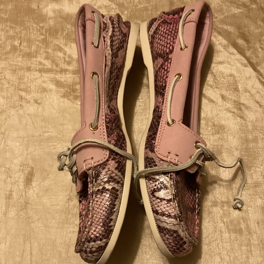 Sperry Top Sider Audrey Pink Python - image 2